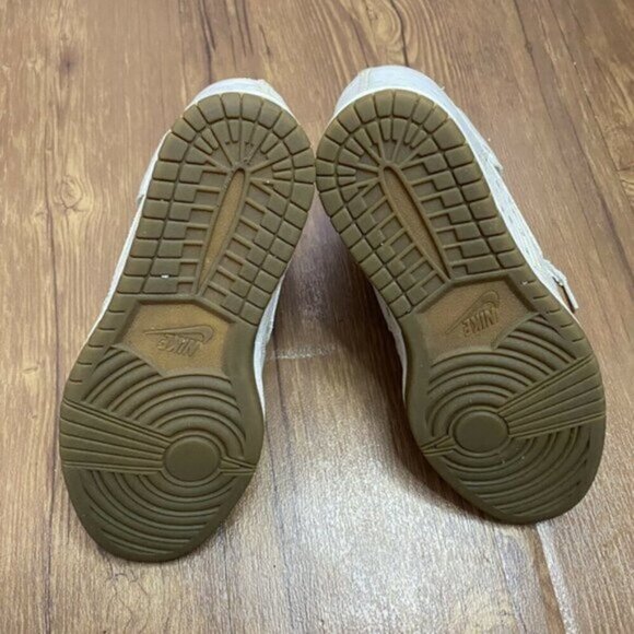 Nike Dunk Sky Hi White Print Hidden Wedge (543258-100) Shoes Sneaker SZ 8.5 - Picture 8 of 9